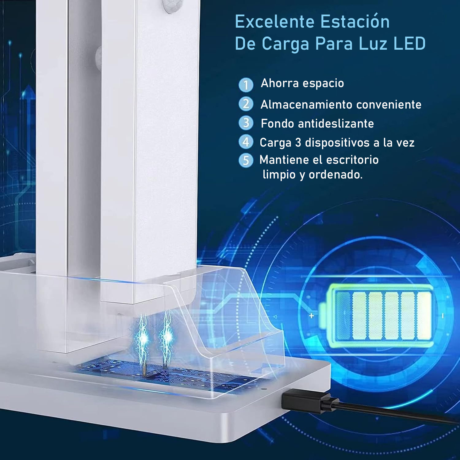 Miniatura 2 de Tira De Luz Led Recargable x 3